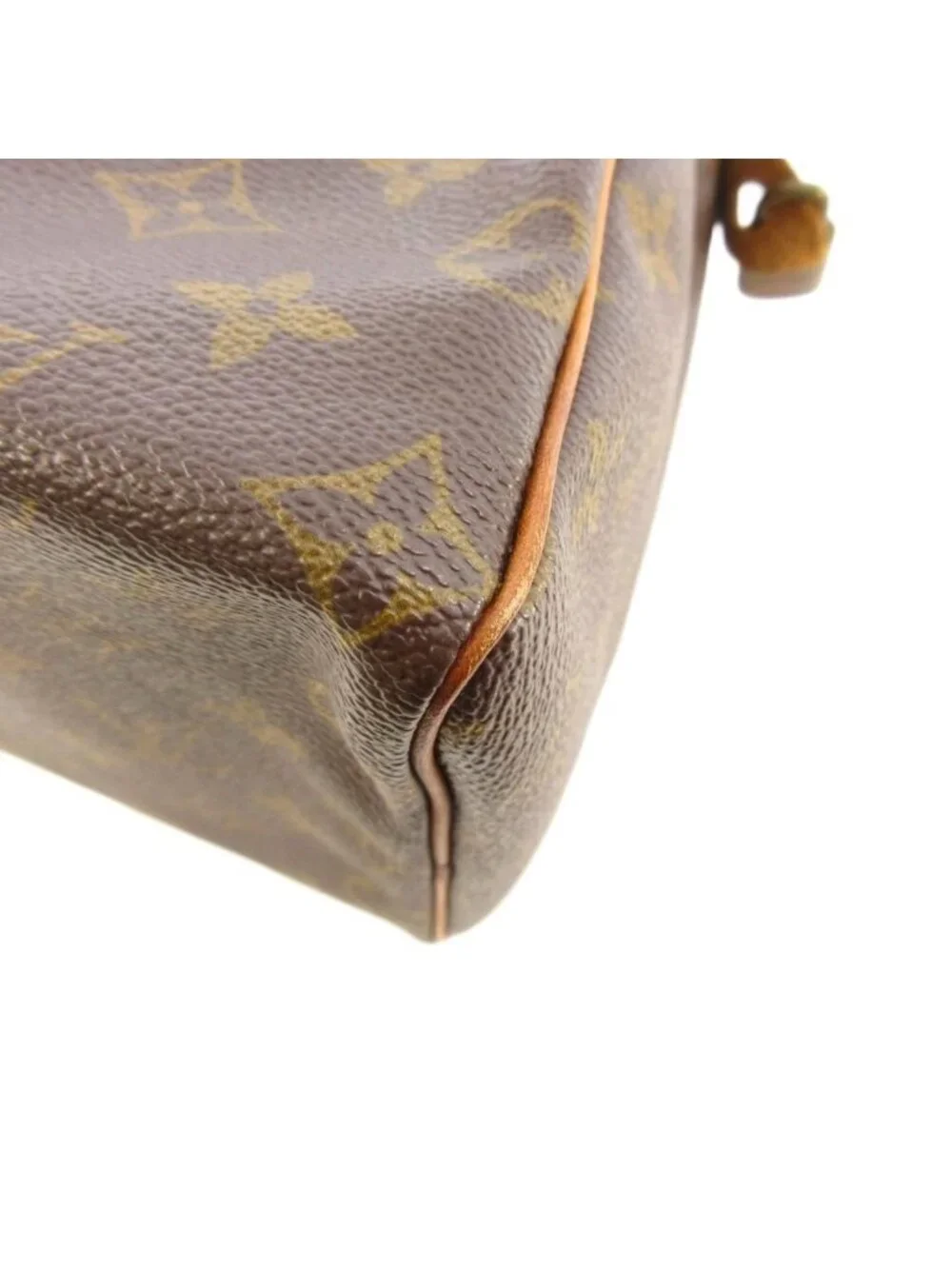 Louis Vuitton Monogram Speedy 25 Mini Boston Bag Brown
